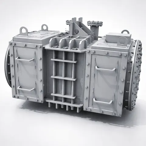 Охладитель запылённых газов