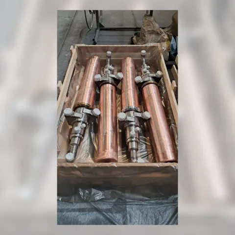 Медная комбинированная газокислородная фурма