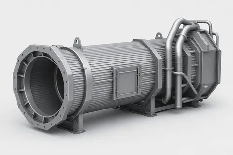 Газоход промышленной печи
