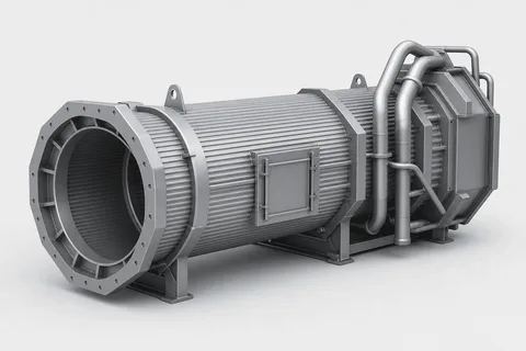 Газоход промышленной печи