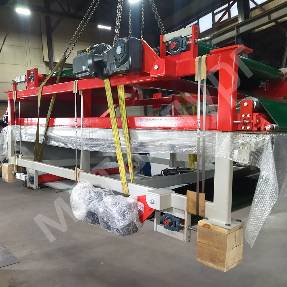 Изготовление ленточных конвейеров для упаковочной машины линии минеральной ваты