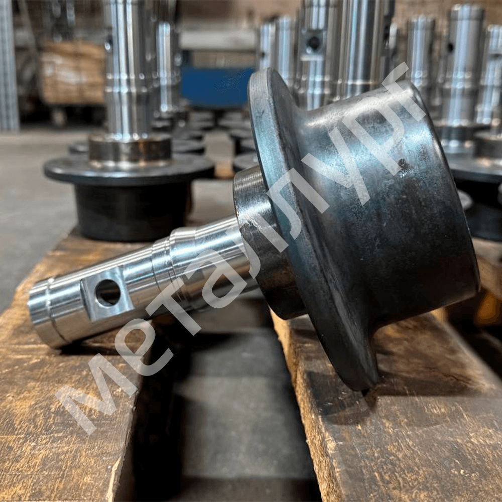 Ролик полотна клинкерного конвейера Aumund — изготовили точную копию оригинала