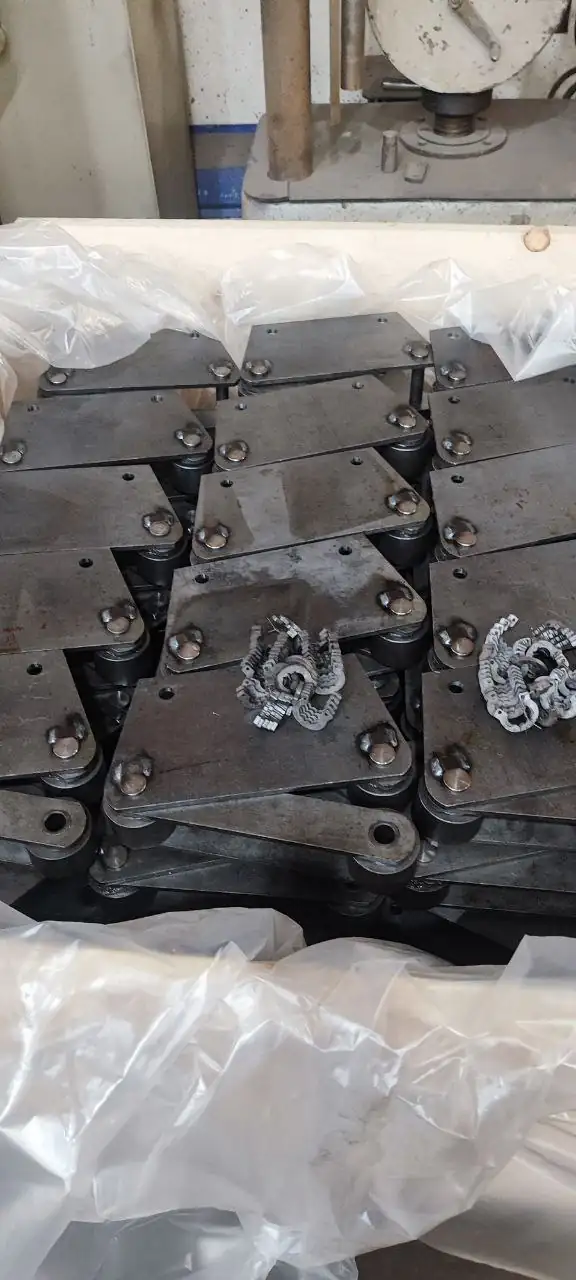 Отгружена цепь штабелеразборщика для оборудования переработки шлака