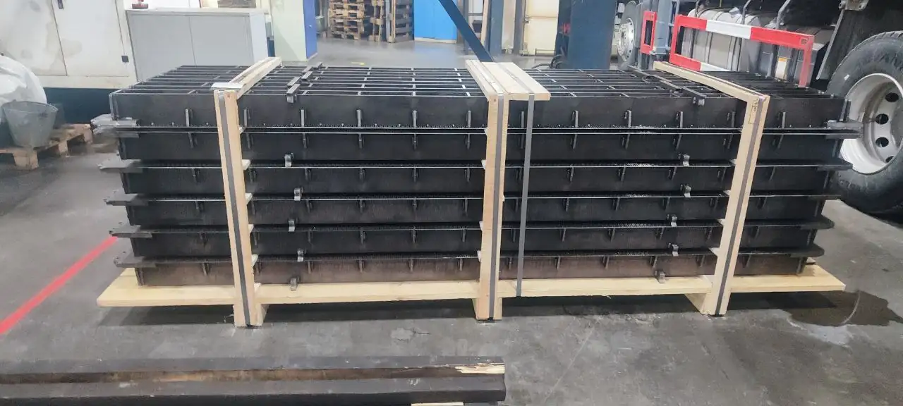 Отгружена партия ламелей КВО для промышленного оборудования