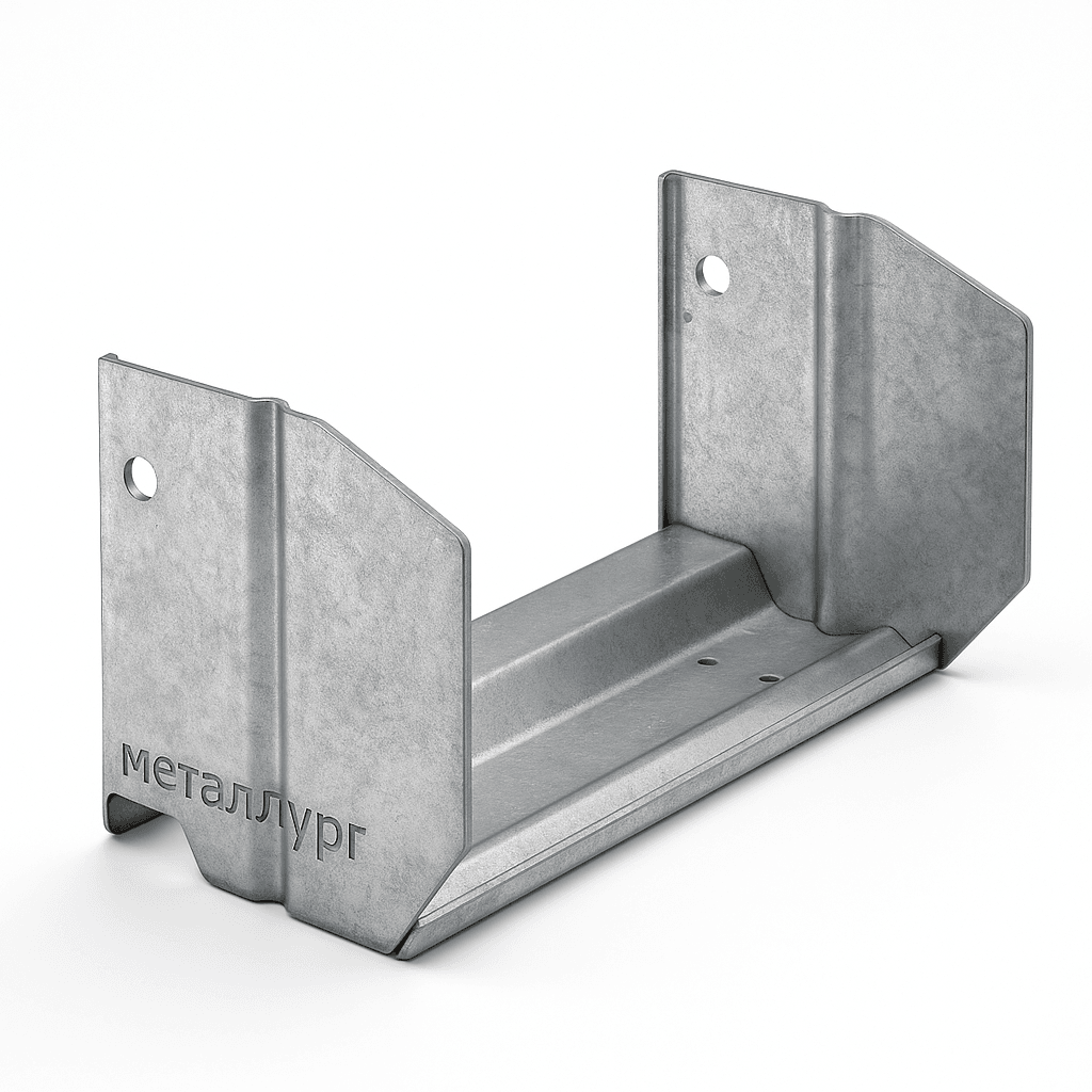 Ячейка конвейера 800×400×4 с креплениями под ролик