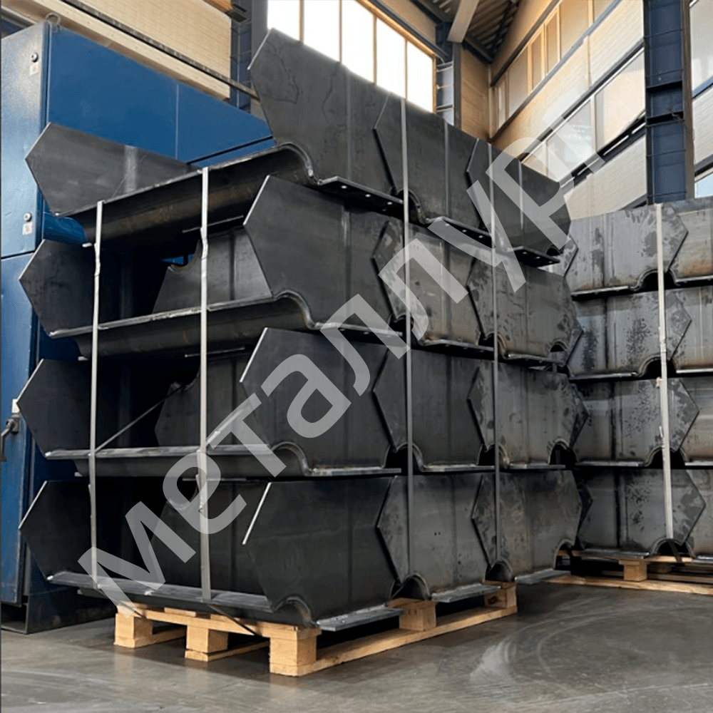 Лоток пластинчатого конвейера В-1000 Т-500 Н-400