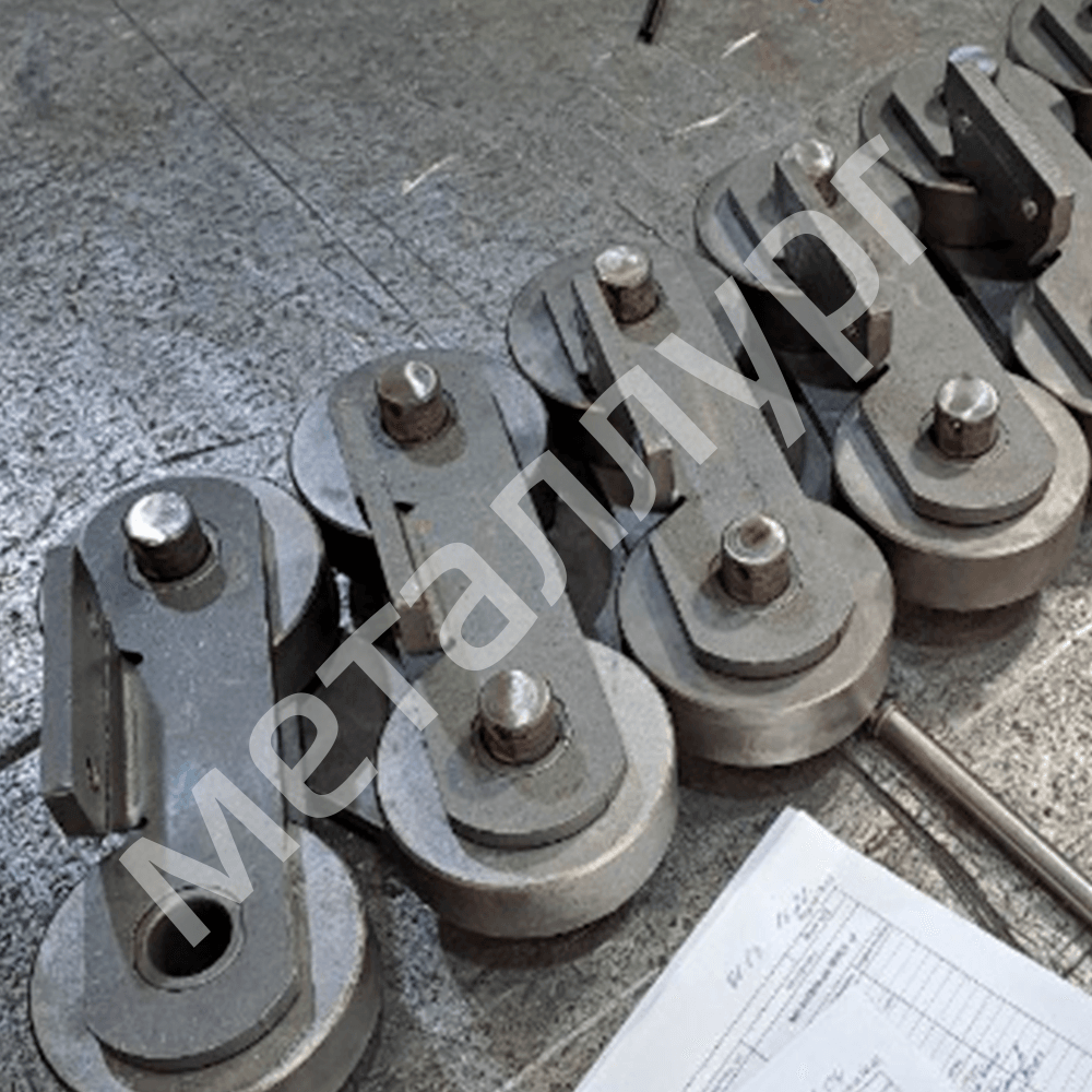 Цепь конвейера переработки отходов