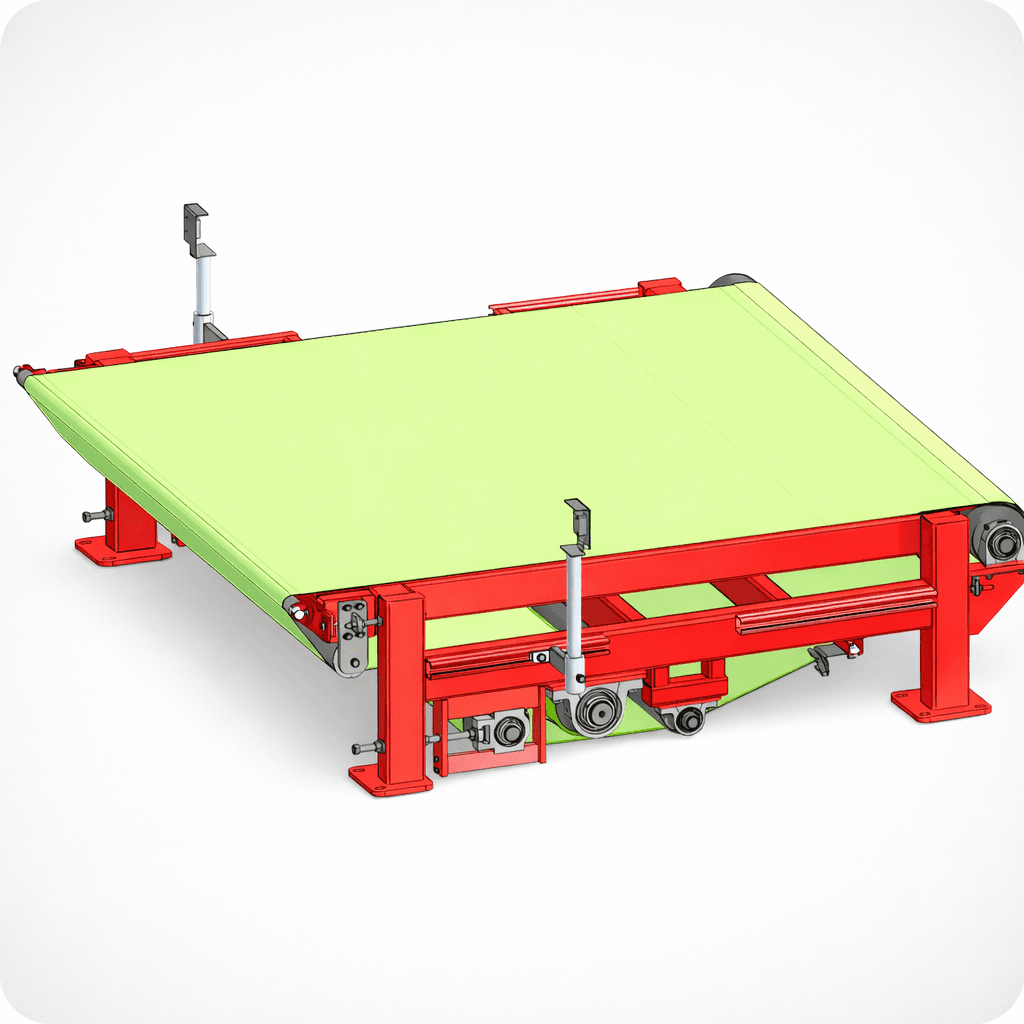 Конвейер ленточный нижний секции компрессионной