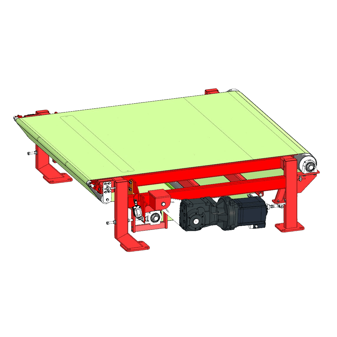 Конвейер ленточный (Конвейер верхний секции компрессионной)