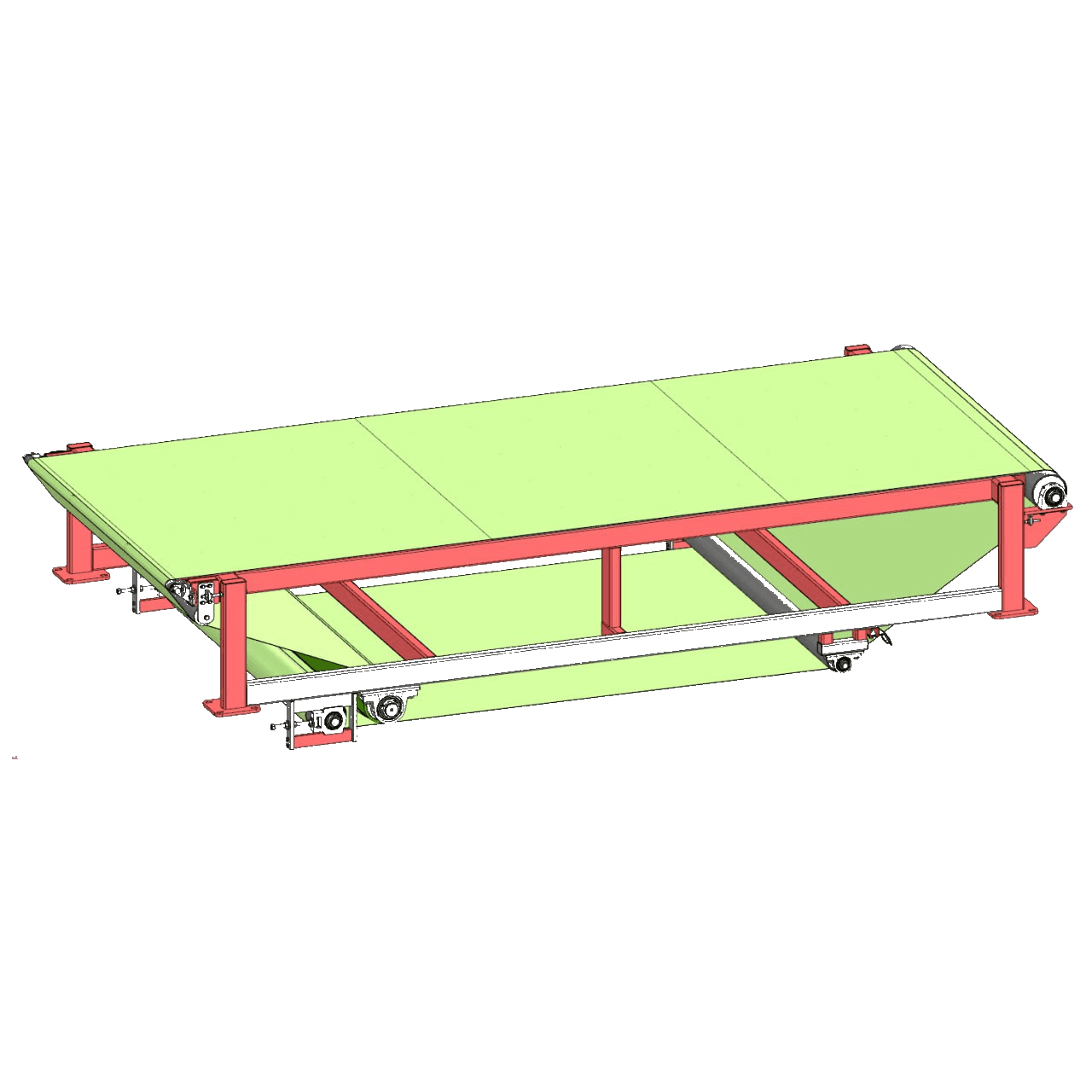 Конвейер ленточный (Конвейер нижний секции продольной пайки)