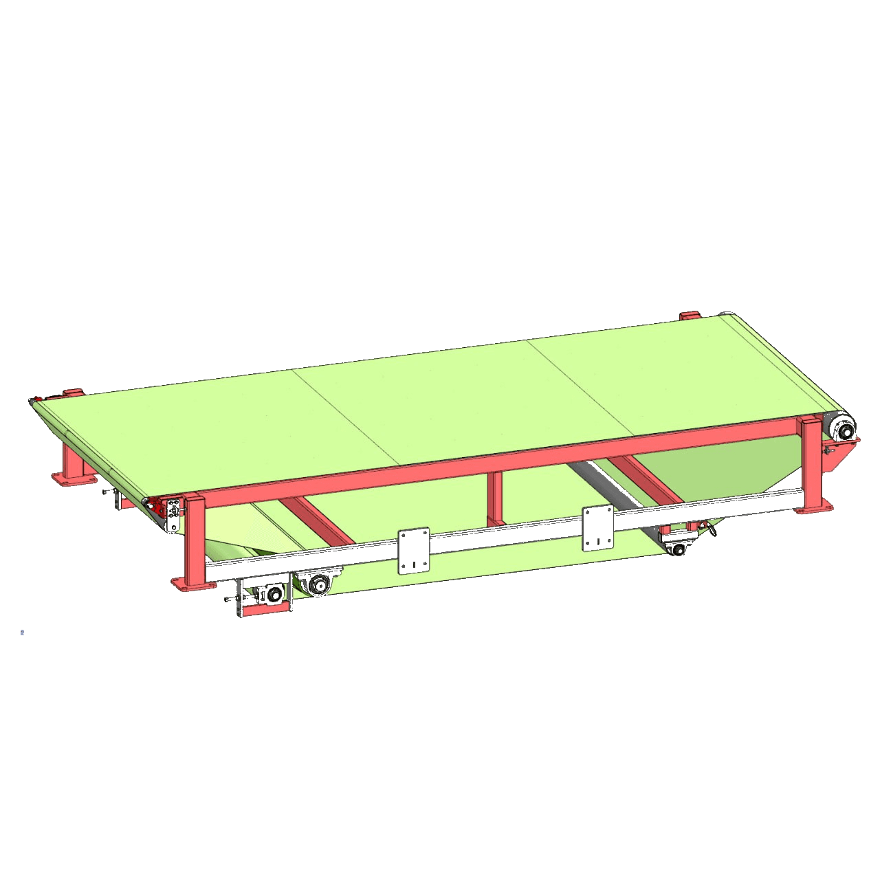 Конвейер ленточный (Конвейер верхний секции продольной пайки)