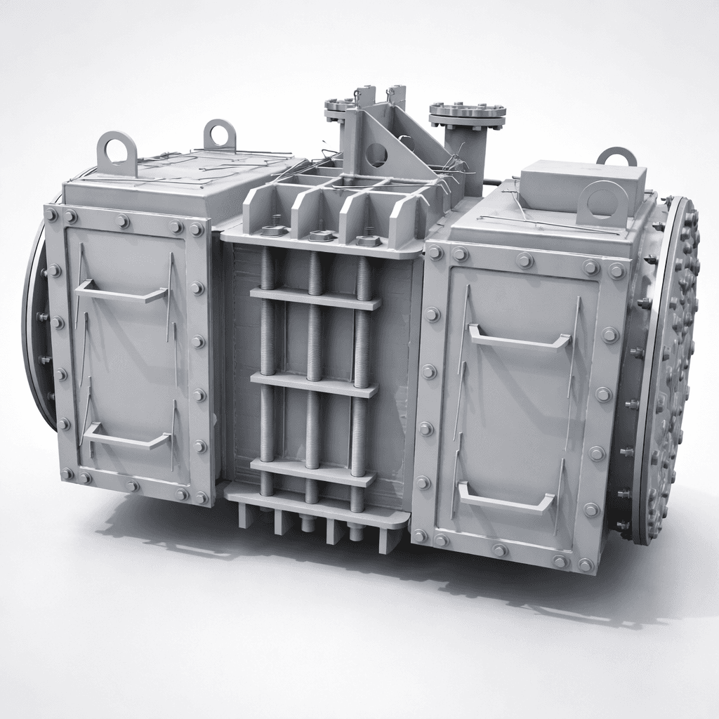 Охладитель запылённых газов