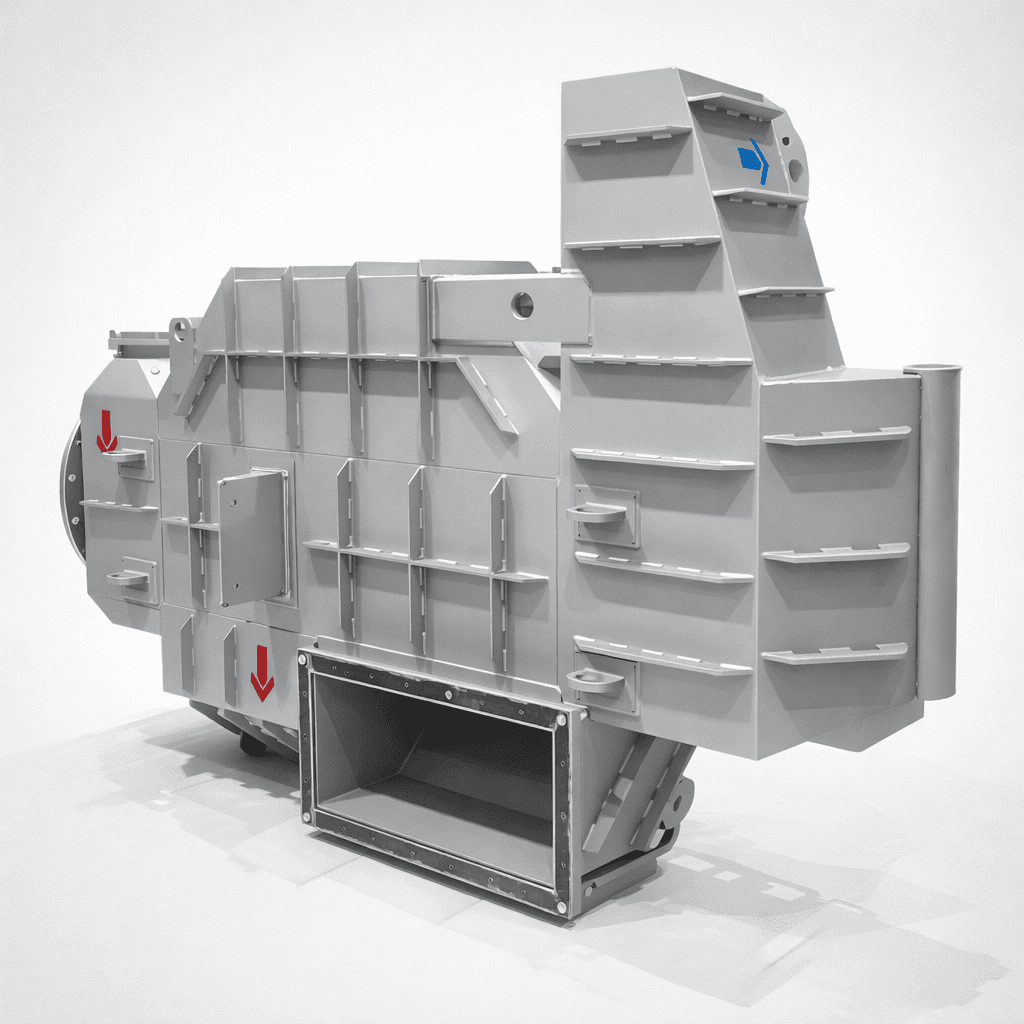 Воздушный охладитель газов